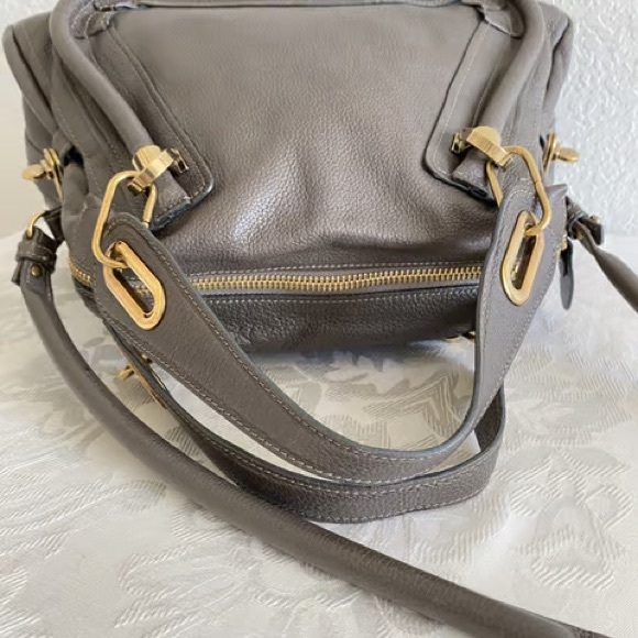 Chloe medium paraty leather bag in medium - Picture 4 of 7